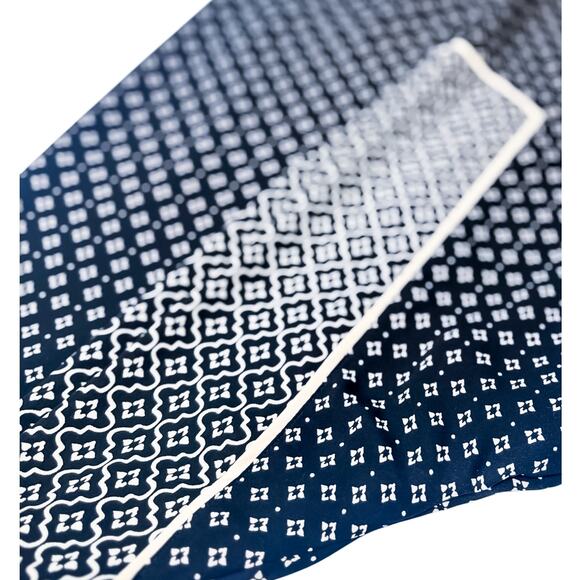 LOFT Boho Mixed Print Blouse XL | Geometric Medallion - Picture 8 of 8